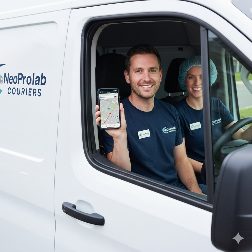 Medical courier delivery