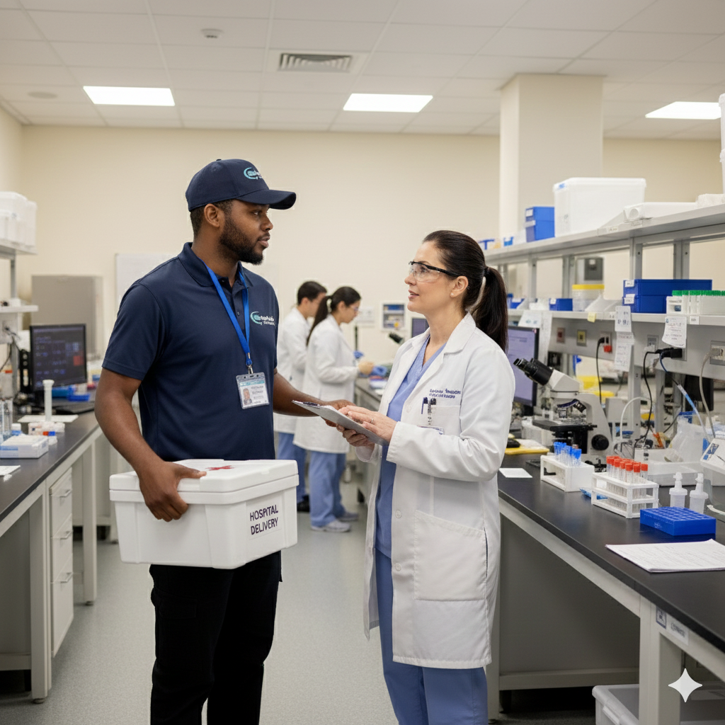Lab sample delivery